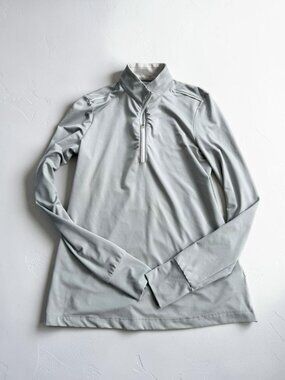 GREG NORMAN Women’s Gray Long Sleeve Active Top Size Small